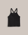 Tank Top De Rib Negra,NEGRO P1